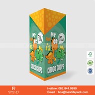 Mẫu hộp mềm Croco Chops hình tam giác