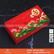 Mẫu Hộp Trung Thu 2 Bánh - Mẫu 6