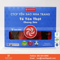 Hộp Đựng Tổ Yến Chưng Sẵn 6 lọ Mẫu 01 - Yến Sào Nha Trang