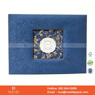 Hộp Trung Thu Cao Cấp NewlifePack Mẫu 01 - 4 Bánh - Kiểu Hộp Âm Dương