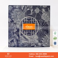 Hộp Trung Thu Cao Cấp NewlifePack Mẫu 02 - 4 Bánh - Kiểu Hộp Âm Dương