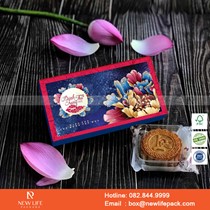 Mẫu Hộp Trung Thu 2 Bánh - Mẫu 1