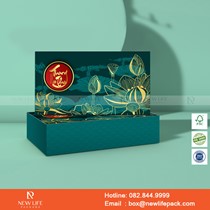 Mẫu Hộp Trung Thu 2 Bánh - Mẫu 2