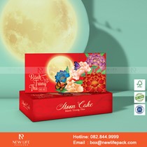 Mẫu Hộp Trung Thu 2 Bánh - Mẫu 4