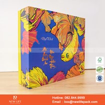 Hộp Trung Thu Cao Cấp Đại Phát 4 Bánh - Kiểu Âm Dương