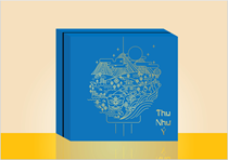 Hộp trung thu 4 bánh mã 21- 2023 (28.5*28.5*7.2) cm