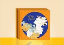 Hộp trung thu 4 bánh mã 20- 2023 (28.5*28.5*7.2) cm