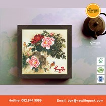 Bộ Hộp Trung Thu 4 Bánh (Mã V13) 200gr-250gr - Kiểu Âm Dương