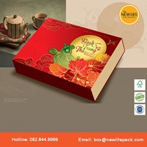 Bộ Hộp Trung Thu 6 Bánh V18  200gr-250gr - Kiểu Hộp Xếp