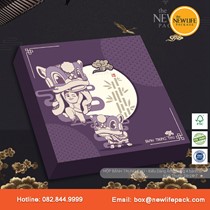 Bộ Hộp Trung Thu 4 Bánh (mã V5) 200gr-250gr - Kiểu Hộp Âm Dương