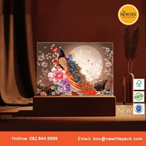 Bộ Hộp Trung Thu 6 Bánh (mã V6) 200gr-250gr - Kiểu Âm Dương