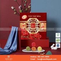 Mẫu Hộp Trung Thu 4 Bánh - Văn Tập Hòa 04
